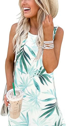 Photo 1 of  Women's Maxi Dress Summer Casual Long Subdress Sleeveless Split Loose Trendy Beach Dresses