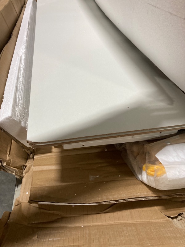 Photo 1 of ***SOLD AS PARTS*** Vari Essential Hazel Wood Height Adjustable Electric Standing Desk - Home Office Standing Desk with VariDesk Sturdy T-Legs- Quiet Motorized Standing Desk- 48X24 Small Standing Desk- 1 Box Hazel Wood 48" x 24"