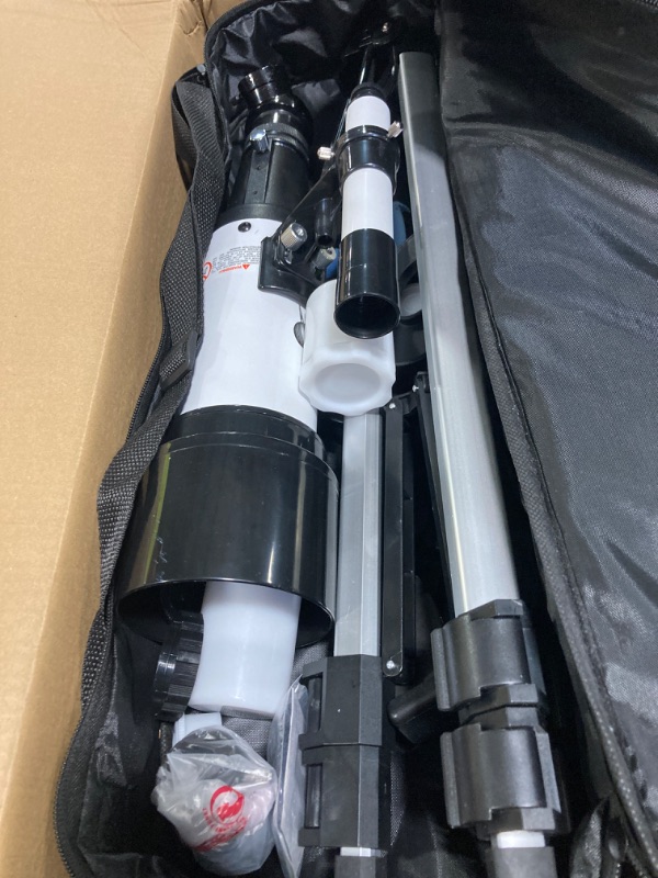 Photo 1 of Gskyer Telescope, 70mm Aperture 400mm AZ Mount Astronomical Refracting Telescope for Kids Beginners - Travel Telescope with Carry Bag, Phone Adapter and Wireless Remote