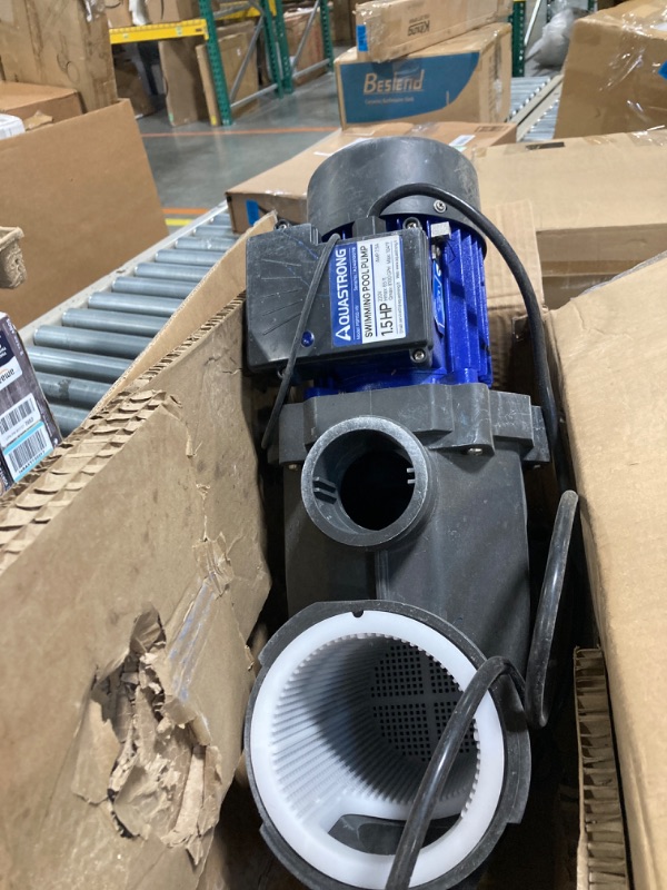 Photo 1 of 1.0 HP In/Above Ground Swimming Pool Pump, 110V 5220GPH Single Speed Pool Water Pumps lnground Above Ground with Filter Basket