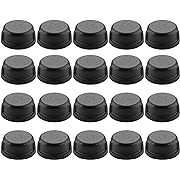 Photo 1 of 1" Black Industrial Pipe Fitting Caps - Home Expert 20 Pack Iron Cast Metal Pipe Caps for Steampunk Vintage Shelf Bracket DIY Plumbing