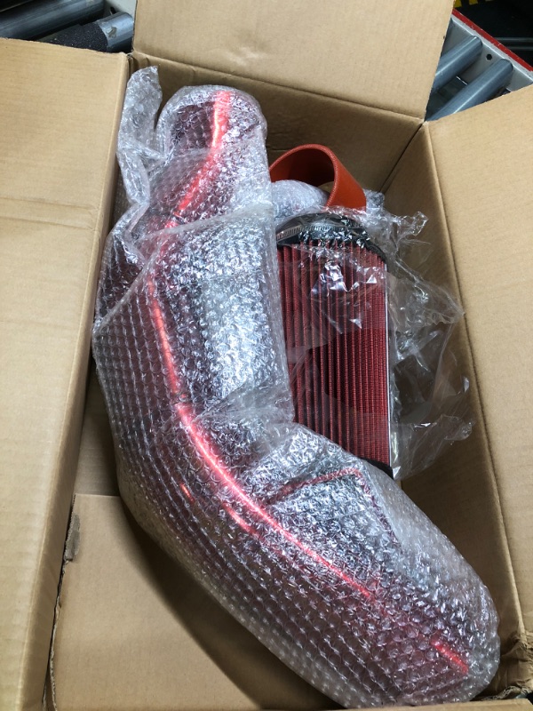 Photo 3 of 6.0 Cold Air Intake Kit Compatible with Ford F250 F350 Excursion 2003-2007 6.0L Powerstroke Diesel