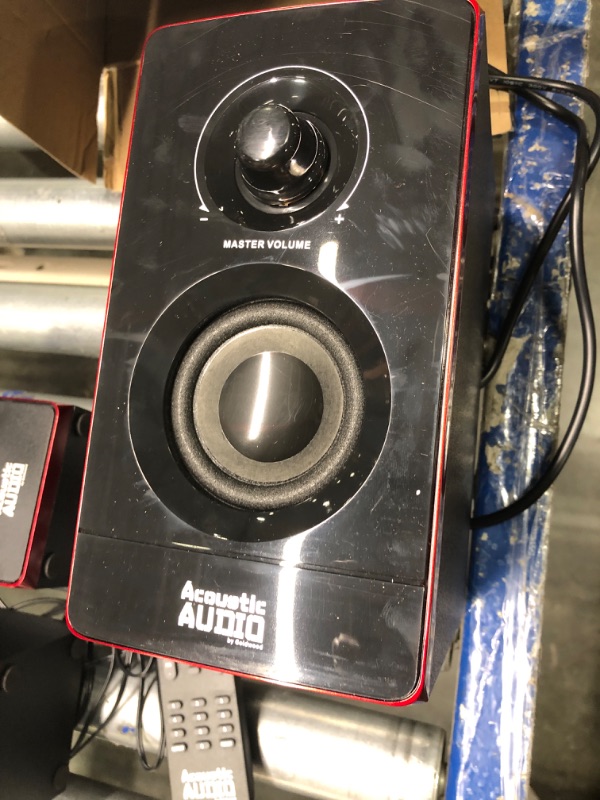 Photo 1 of Acoustic Audio by Goldwood 2.1 Bluetooth Speaker System 2.1-Channel Home Theater Speaker System, Black (AA2103)