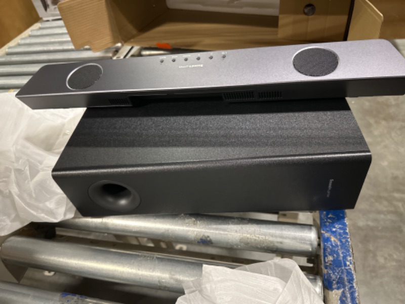 Photo 6 of Creative Sound Blaster Katana V2X 5.1 Multi-Channel Gaming Soundbar with Compact Subwoofer, 180W Peak Power, ft Tri-Amplified 5-Driver Design, Super X-Fi Technology, and RGB Lighting 180W Peak Power with Compact Subwoofer