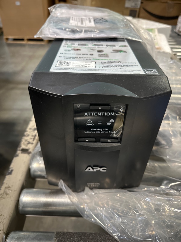 Photo 9 of APC 1500VA Smart UPS with SmartConnect & UPS 1500VA Battery Backup Surge Protector, BR1500G Backup Battery Power Supply with AVR 1500VA Floor Standing UPS + Power Supply