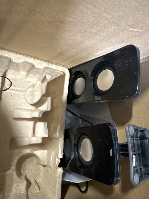 Photo 1 of Cyber Acoustics 62W 2.1 Stereo Speaker with Subwoofer - Great for multimedia laptop or PC computers - perfect for Music, Movies, and Gaming (CA-3610),Black