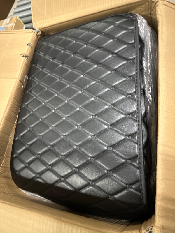 Photo 3 of Double Layer Floor Mats for 2021-2023 Volkswagen ID.4 (Full Set) Trunk Mat Rear Cargo Liners 7DEEKEI (2-Layers) All Weather Anti-Slip VW ID4 2021 2022 2023 Accessories