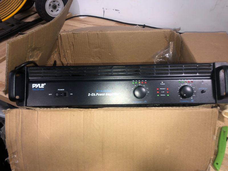 Photo 7 of Pyle PTA1000 1000 Watts Professional Power Amplifiers