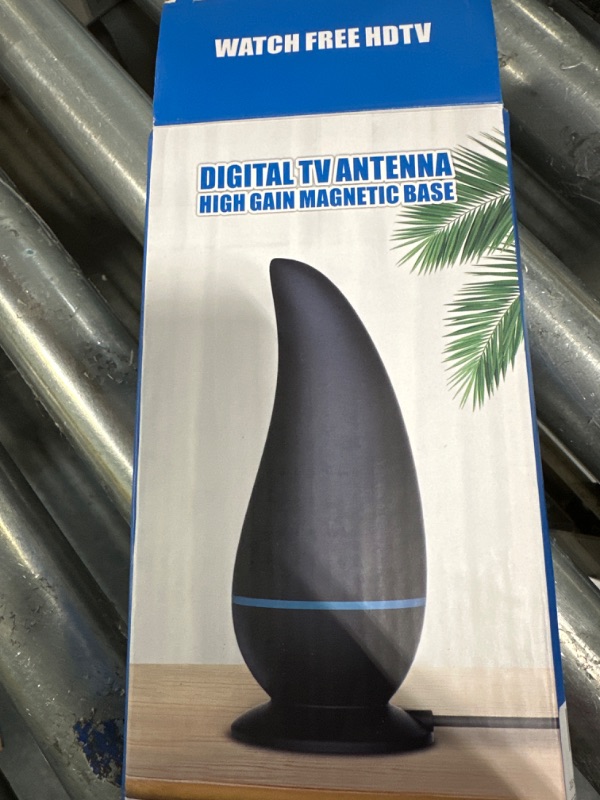 Photo 2 of Dododuck 2023 Amplified HD Digital Antenna for Smart TV Indoor. Long 500 Miles Range, High Gain Indoor/Outdoor TV Antenna, Supports 4K and 1080p and Older Smart TVs - Magnetic Base