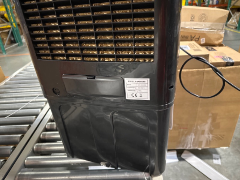 Photo 1 of Gorilla Gadgets Powerful Swamp Cooler 5300 CFM, 7 Gallons Water Tank, Portable Indoor Evaporative Air Cooler, Remote Included, Swing Mode, Modern Design, 3 Speeds (LBW-6500RC)