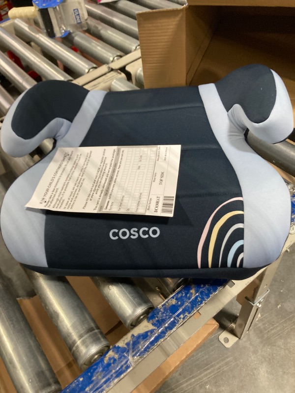 Photo 1 of Cosco Topside Backless Booster Car Seat, Lightweight 40-100 lbs, Rainbow