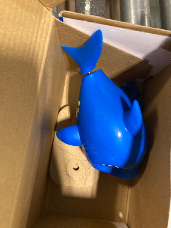 Photo 2 of Robo Alive Junior Baby Shark New Silicon Fins Version Singing and Swimming Daddy Shark (Blue) by ZURU