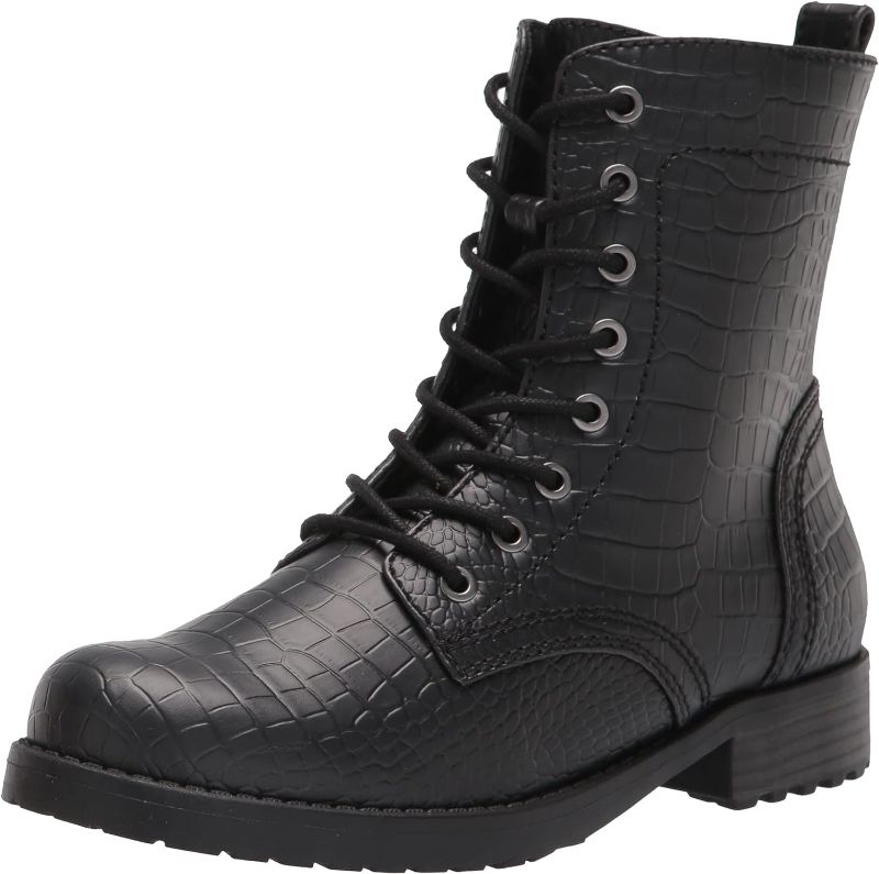 Photo 1 of Amazon Essentials Women's Lace-Up Combat Boot-Discontinued Colors