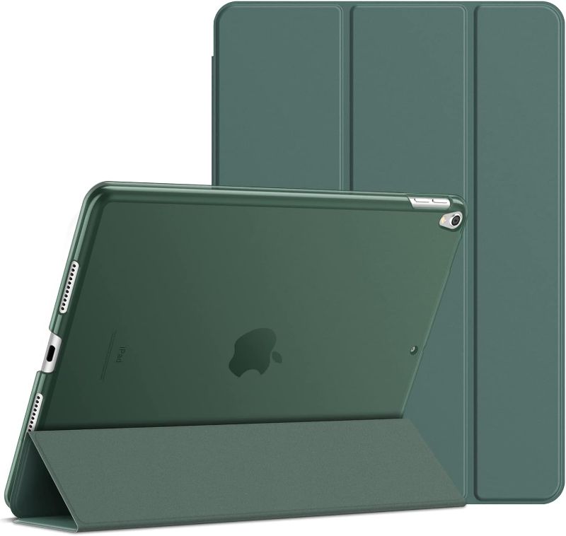 Photo 1 of JETech Case for iPad Pro 10.5-Inch and iPad Air 3 (10.5-Inch 2019, 3rd Generation), Smart Cover Auto Wake/Sleep Cover (Misty Blue)
