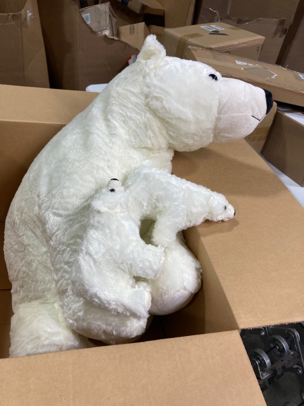 Photo 1 of 4.7 4.7 out of 5 stars 176
Wild Republic Jumbo Polar Bear Plush, Giant Stuffed Animal, Plush Toy, Gifts for Kids, 30 Inches