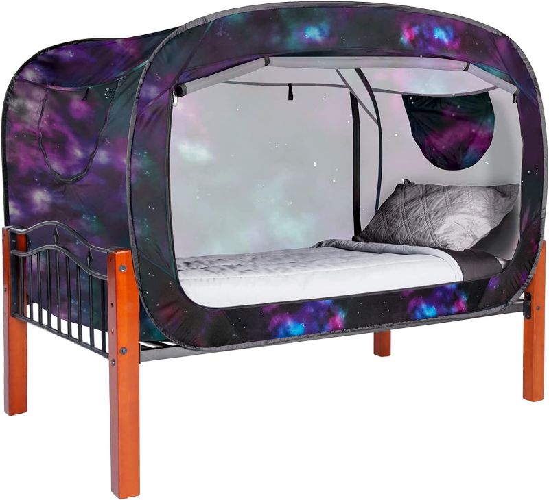 Photo 1 of 
Pop Up Privacy Tent for Indoor Use Bed Canopy for Sleeping Bed Tent Double Door with Mosquito Mesh Window