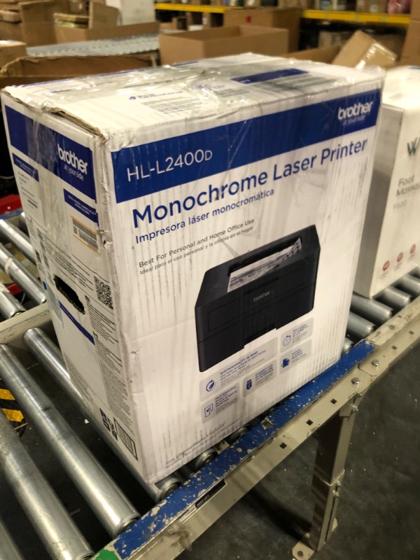 Photo 2 of Brother HL-L2400D Compact Monochrome Laser Printer with Duplex Printing, USB Connection, Black & White Output New: HLL2400D