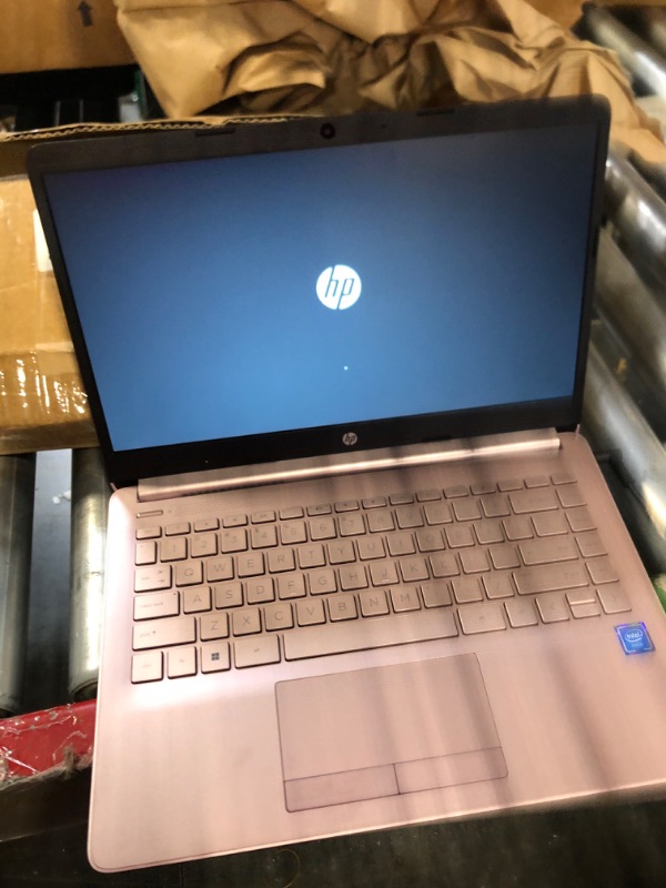 Photo 3 of HP Stream 14" HD Laptop, Intel Celeron N4120, 4GB RAM, 64GB eMMC, Intel UHD Graphics, Thin & Portable, 4K Graphics, One Year of Microsoft 365, Windows 11 Home S Mode, Pink, 14-cf2112wm
