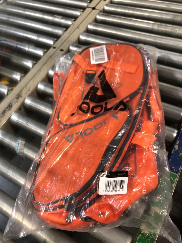 Photo 2 of **READ NOTES BEFORE PURCHASE**
JOOLA Tour Elite Pickleball Bag – Backpack & Duffle Bag for Paddles & Pickleball Accessories – Thermal Insulated Pockets Hold 4+ Paddles - With Fence Hook Orange/Gray 