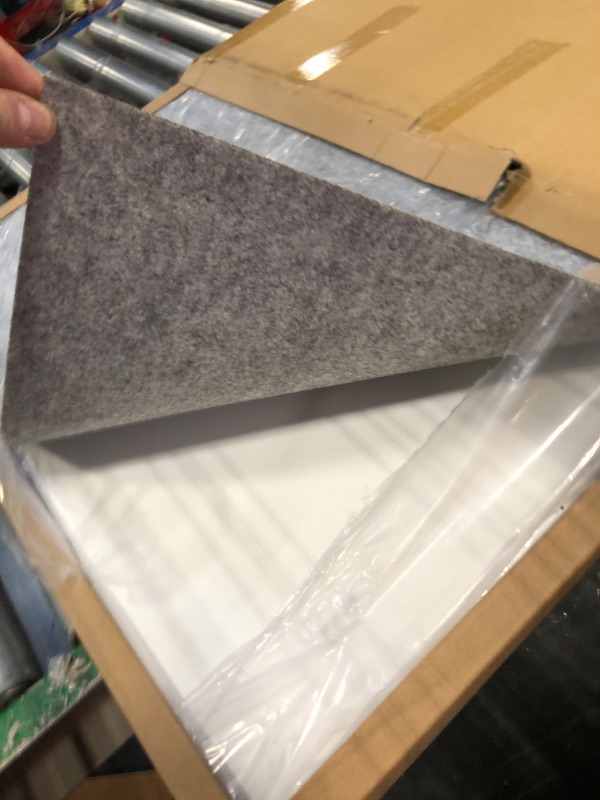 Photo 1 of 2000 Piece Non-Wood Jigsaw Puzzle Board with Drawers and Felt Fabric Cover Mat, Portable Puzzle Table for Adults, Puzzle Tray, Super Large Size: 40×30 Inch Work Surface, Lightweight Design, Gray 40×30 Inch Gray