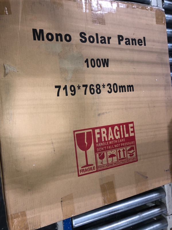 Photo 1 of *SIMILAR ITEM*  100 Watt Solar Panel 10BB Mono, A+ Cell High Efficiency Solar Module 12 Volts for Off-Grid RV Marine Boat Camping House 10BB 100W