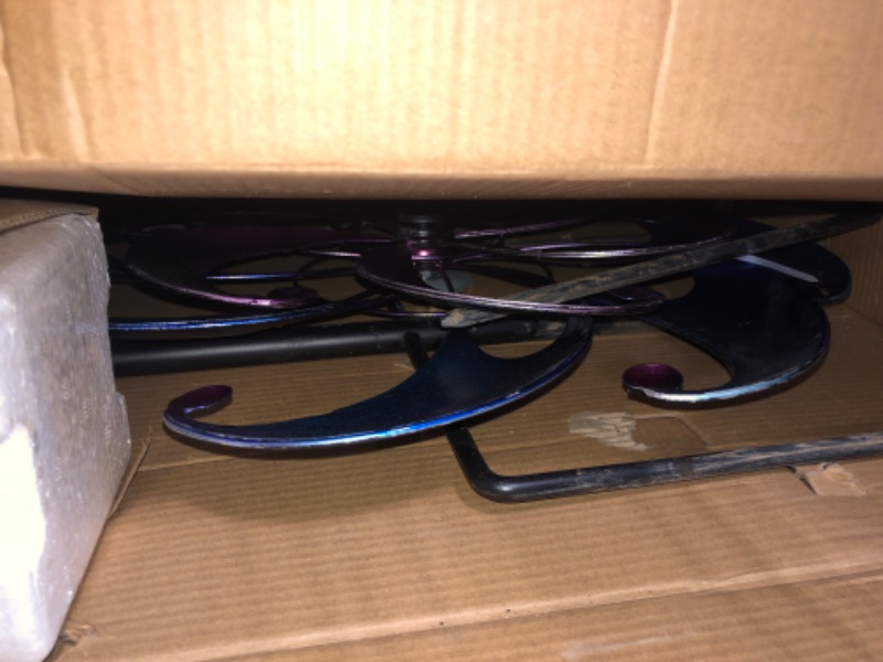 Photo 1 of WONDER GARDEN Wind Spinners for Yard and Garden-Solar Wind Spinners - 61 Inch Wind Sculptures & Spinners with LED Changing Light Glass Ball for Garden Outdoor Decor