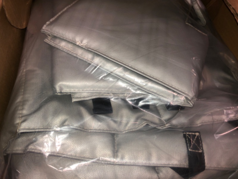 Photo 1 of *SIMILAR ITEM* HOMESURE 4 Pack Large Strong Moving Bags with Zippers & Carrying Handles - Water-Resistant - Heavy Duty Storage Tote for Space Saving Moving Storage, Fold Flat, Alternative to Moving Box (Clear) Clear 4 Pack