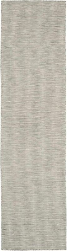 Photo 1 of * SIMILAR ITEM* Nourison Positano Indoor/Outdoor Light Grey 2'2" x 8' Area Rug, Easy Cleaning, Non Shedding, Bed Room, Living Room, Dining Room, Backyard, Deck, Patio (2x8) 2'2" x 8' Light Grey