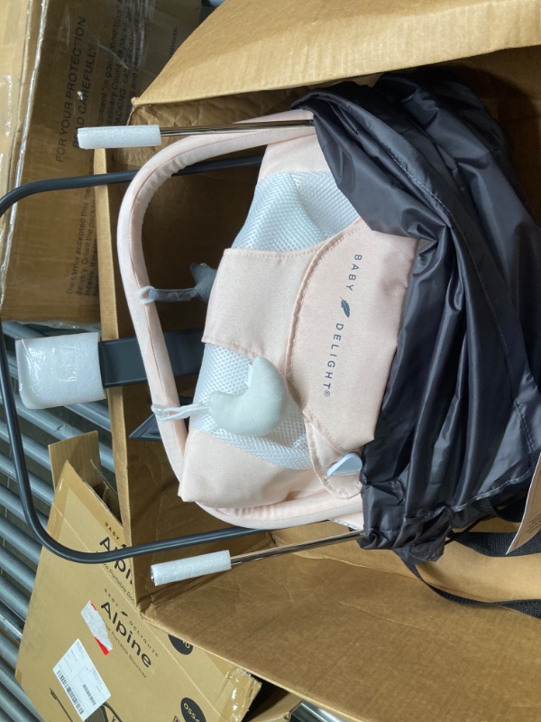 Photo 1 of Baby Delight Alpine Deluxe Portable Bouncer | Infant | 0 – 6 months | Charcoal Tweed