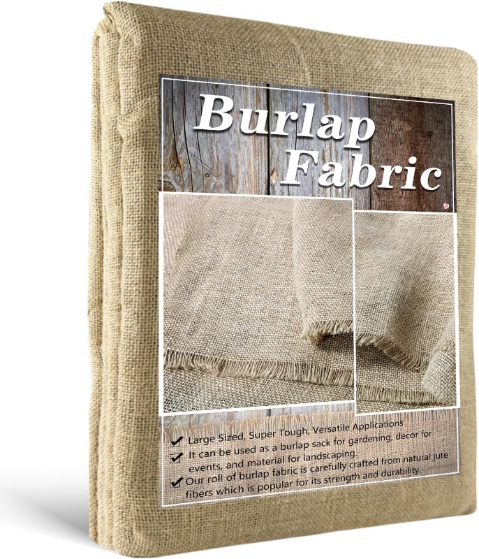 Photo 1 of  Burlap Fabric Roll unknown size