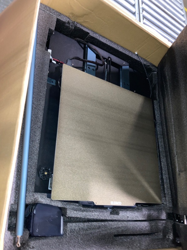 Photo 1 of ELEGOO Neptune 4 Max 3D Printer, 500mm/s High Speed Printing, 300°C High Temperature Nozzle, Auto Leveling and Direct Drive Extruder, 16.53x16.53x18.89 Large Inch Printing Size