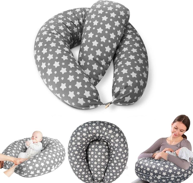 Photo 1 of Chilling Home nursing pillow 47 inches grey