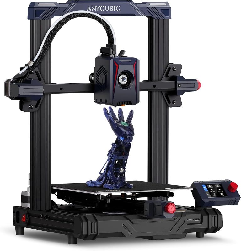 Photo 1 of Anycubic Kobra 2 Neo 3D Printer, Upgraded 250mm/s Faster Printing Speed with New Integrated Extruder Details Even Better, LeviQ 2.0 Auto-Leveling Smart Z-Offset Ideal for Beginners 8.7"x8.7"x9.84"
