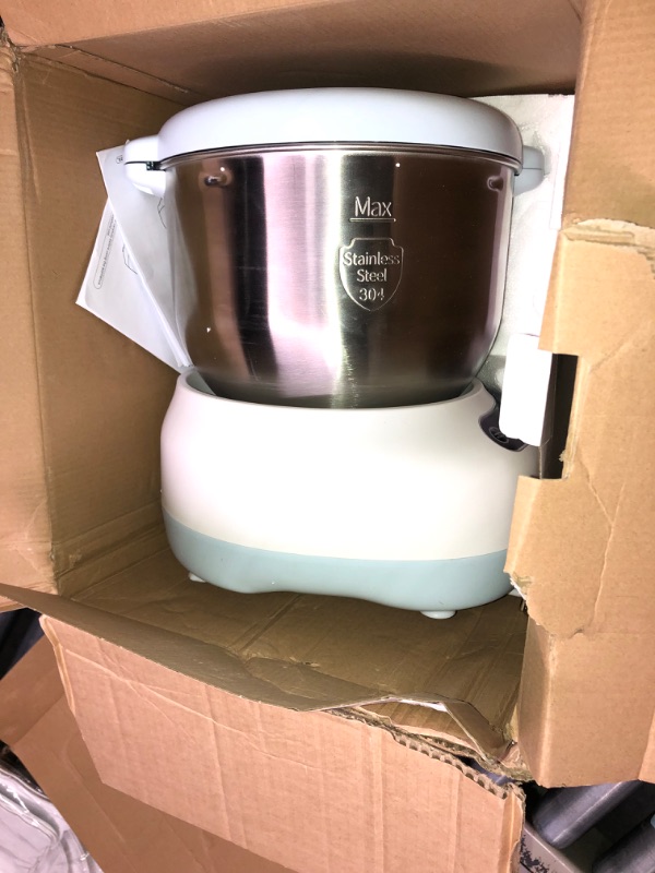 Photo 3 of **FOR PARTS**Joydeem Electric Dough Maker with Ferment Function, Microcomputer Timing, Face-up Touch Panel, 6.6Qt, 304 Stainless Steel, JD-HMJ7L