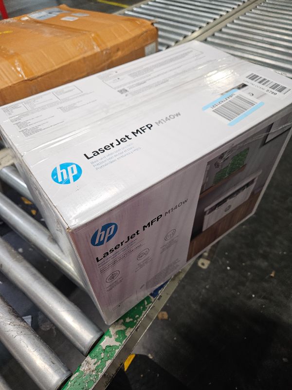 Photo 2 of HP LaserJet MFP M140w Wireless Black and White All-in-One Printer (7MD72F), White New Version: M140w