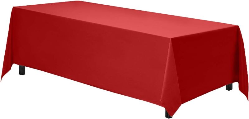 Photo 1 of 2  Rectangle Tablecloth -  Red Table Cloth