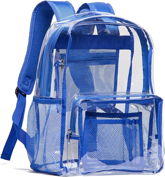 Photo 1 of Clear Backpack Heavy Duty - PVC Transparent Backpack See Through Backpack for College Workplace