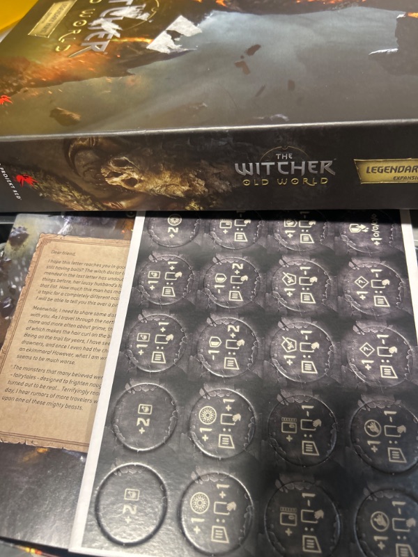 Photo 1 of The Witcher Board Game Legendary Hunt Expansion | Fantasy Game | Competitive Adventure Game | Strategy Game for Adults | Ages 14+ | 1-5 Players | Avg. Playtime 90-150 Minutes | Made by Go On Board