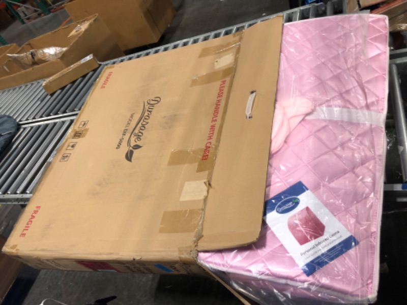 Photo 1 of Durasage Personal Ultra Low Emf Portable Infrared Sauna Spa for Weight Loss, Detox, Relaxation at Home, 30 Minute Timer, with Handheld Remote Control, Heated Footpad and Chair (Light Pink)