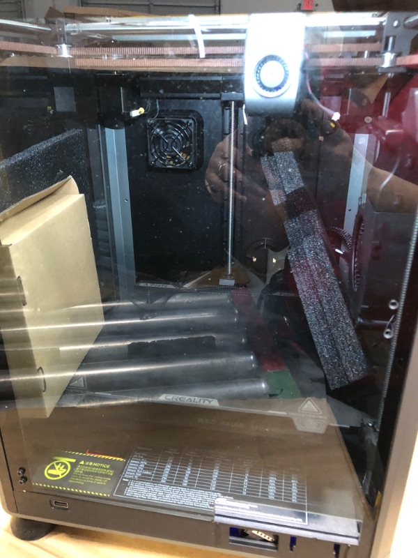 Photo 13 of 2024 New Version Creality K1C 3D Printer, 600mm/s Super Fast Printing Speed with AI Camera 300°C High-Temperature Nozzle Inertia Control Direct Extruder Auto Leveling, Support Carbon Fiber Filaments