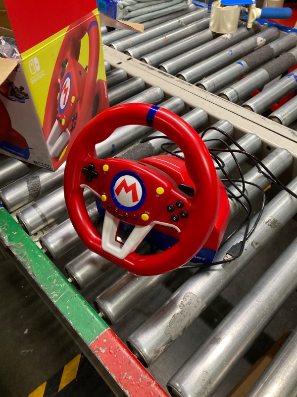 Photo 1 of Hori Nintendo Switch Mario Kart Racing Wheel Pro Mini By - Officially Licensed By Nintendo - Nintendo Switch