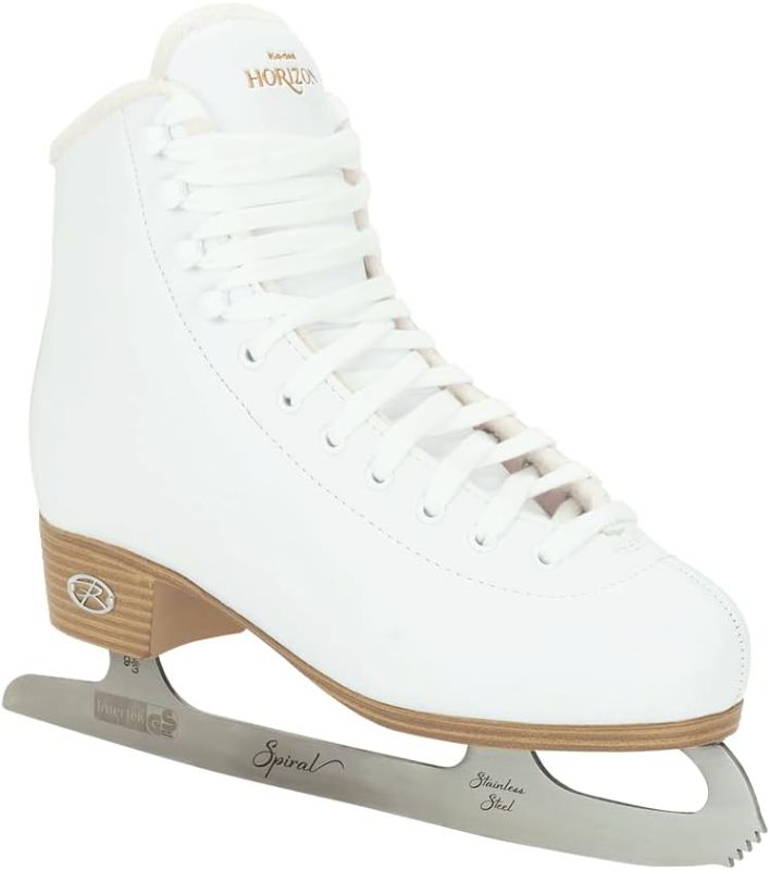 Photo 1 of Horizon Adult Ice Skates - Recreational Figure Ice Skates with Stainless Steel Blade SIZE 6, WHITE ***SIMILAR ITEM***