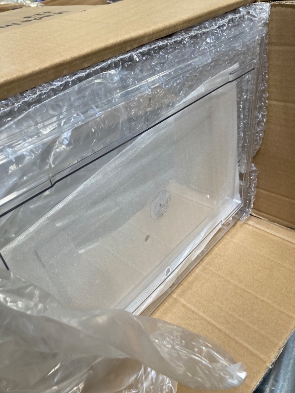 Photo 1 of 12 Pack Acrylic Clear Shoe Boxes– Ultra Clear Plastic Stackable Sneaker Storage For Sneakerhead. Professional Grade Shoe Display Case with Magnetic Door .Boots and Hat Organizer.Fits US Size 15 12 Pack Clear