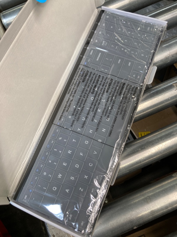 Photo 1 of iClever BK10 Bluetooth Keyboard, Wireless Bluetooth Keyboard, Rechargeable Bluetooth 5.1 Multi Device Keyboard with Number Pad Full Size Stable Connection for Mac, Windows, iOS, Android, Laptop