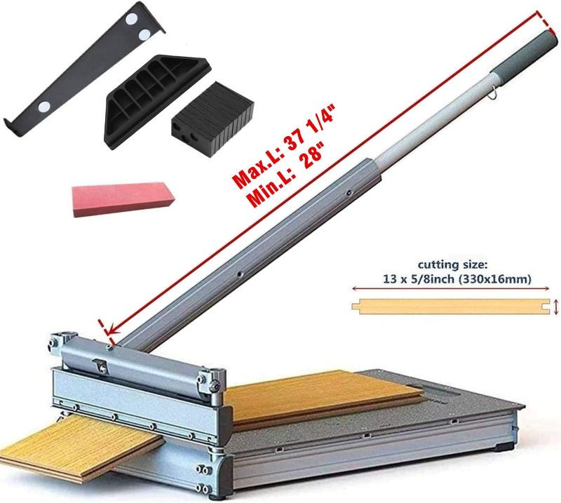 Photo 1 of 13" Pro Laminate Floor Cutter MC-330 with Laminate Floor Installation Kit For Laminate, Vinyl Plank, Engineered Hardwood, Siding & More; Cuts up to 16 mm thick
