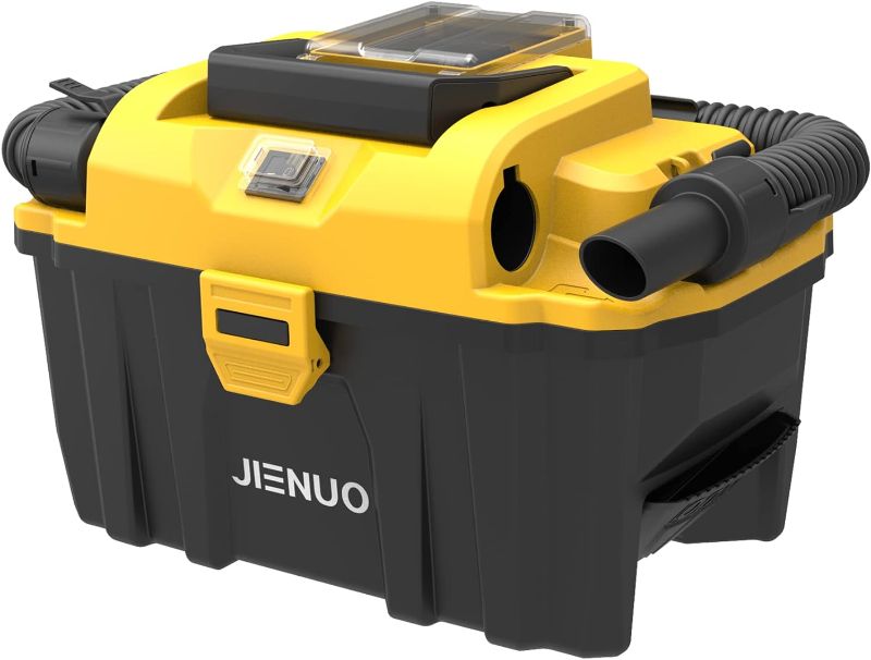 Photo 1 of JIENUO Cordless Wet/Dry Vacuum Compatible with Dewalt 20V Max Battery, Brushless 2.5 Gallon HEPA Filter Shop Vac, Portable Shop Vacuum for Home, Car, and Workshop (Battery NOT Included)