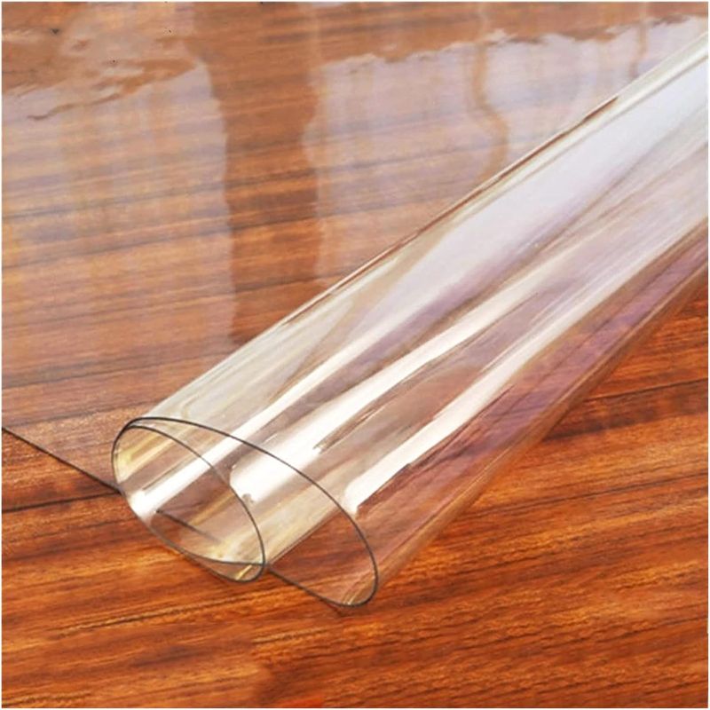 Photo 1 of Hardwood Floor Protector Desk Chairs Floor Mats Waterproof Scratch Resistant Damping Sound Absorbing Protect Floors and Furniture, Customizable Color : Clear 