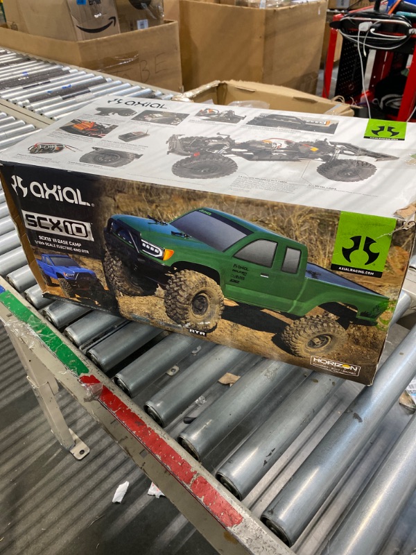Photo 1 of Axial RC Truck 1/10 SCX10 III Base Camp 4WD Rock Crawler Brushed RTR (Batteries and Charger Not Included), Green, AXI03027T2
