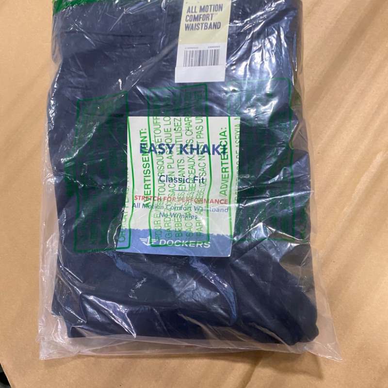 Photo 1 of Dockers Men's Classic Fit Easy Khaki Pants (Regular and Big & Tall) Standard 40W x 29L Dockers Navy