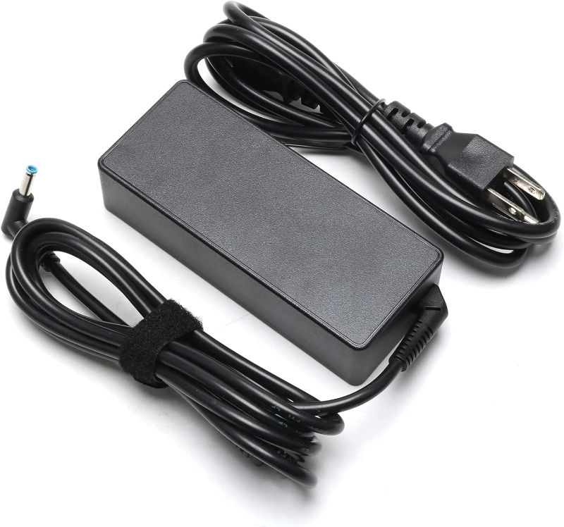 Photo 1 of 90W 65W Blue Tip HP AC Adapter Laptop Charger for hp 90w ac Adapter?hp Envy Charger Cord, hp Envy touchsmart 17 Charger, hp Travel Adapter 90w,hp 90w Smart ac Adapter,90w hp Spectre Power Cord HP 90W 4.5*3.0MM